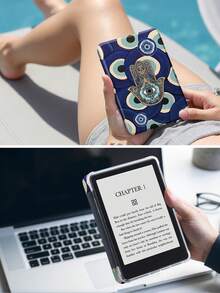 Eye Pattern Basic Tablet Sleeve, Minimalist Design - Multicolor - View 10