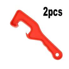 2个装塑料桶盖开启器 - 5加仑油漆罐开启扳手，轻巧耐用设计，适用于家庭和工业用途，紧凑型油漆罐开启器，带易握手柄 - 彩色 - 查看 12