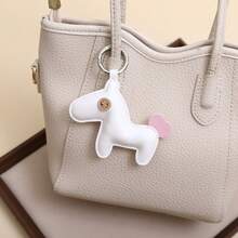 Creative Dollar Pony Leather Pendant Car Key Chain Pendant Immediately Money Horse Year Bag Pendant Wholesale - Multicolor - View 4