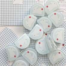 亚克力PP果冻夹，可爱清新，适用于学生备忘录、试卷、计划本、学习和办公装订 - 多色 - 查看 1