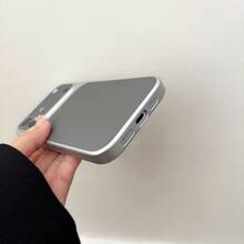 1 pieza Funda de teléfono de cuero transparente y creativa, compatible con las series 11 12 13 14 15 16 17, gran regalo para familiares, amigos y fiestas - Naranja - Ver 4