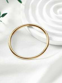 1个女士纯色圆形环形丝巾夹，金属头巾固定胸针，防滑丝巾配件，适用于各种围巾、披肩、头巾，多种图案可选 - 彩色 - 查看 8