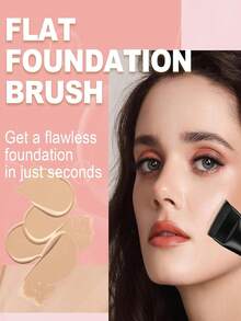 12支/5支/2支/1支扁平粉底刷套装，专为女性和化妆师设计，适用于液体粉底、天鹅绒三角粉扑、面膜刷、化妆刮刀等多种用途，可重复使用，易于清洁。这些化妆配件也适用于液体粉底和面膜。高品质韩国化妆刷，适用于膏状产品，干湿两用，是炎热天气化妆的必备之选，也是海滩妆容的理想工具，适合夏季旅行化妆，可用于粉底、面霜、BB霜等。 - 彩色 - 查看 6