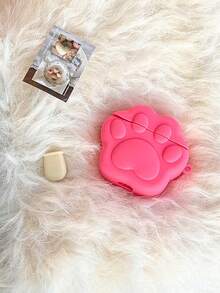 Cute Cat Paw Ice Pop Silicone Earphone Case Compatible With Apple Earphone Case 1/2/3/4/Pro/Pro2(Nd)/Pro(3rd - Pink - View 2