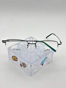 1 par de gafas con marco geométrico estrecho de TITANIUM 2504 - Negro - Ver 5