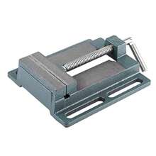 Máquina de press de bancaEus Prensa de Taladro de Tornillo de 4 Herramientas de Fijación de Tornillo de Banco de Máquina de Abrazadera de Perforación de Fresado Estable - Gris Negro - Ver 5