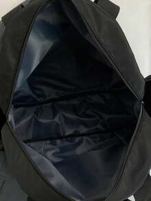 大容量防水时尚女士背包，多口袋多隔层单肩包手提包，多功能女士包 - 黑色 - 查看 5