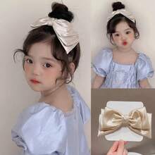 1 Miếng Sành điệu Lạc đà Màu sắc Nhiều lớp Bowknot Kẹp tóc Dành cho Cô gái , Thích hợp Đối với Cuộc sống hàng ngày Hoặc Kỳ nghỉ - Lạc đà - Xem 5