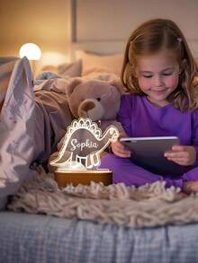 Lampu Tidur Anak yang Dipersonalisasi, Lampu Tidur Anak Kustom dengan Nama, Dekorasi Awan Pelangi, Lampu Tidur Kamar Bayi, Hadiah untuk Acara Baby Shower, Hadiah untuk Anak - MultiWarna - View 7