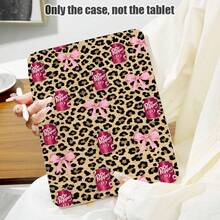 1pc 360° Rotating Stand Flip Protective Case With Pen Slot, PU Leather Case With Auto Sleep/Wake Function, Compatible With Hono, Matepad, Redmi, OPPO, VIVO, Apple, Suitable For Back To School, Valentine's Day - Multicolor - View 5