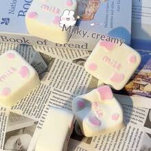 1件 2026 最新款精致礼品慢回弹食物造型软萌玩具蛋糕吐司面包挤压减压玩具 - 挤压缓解压力，极致满足的挤压系列玩具 - 超柔软慢回弹纹理，回弹减压设计，便携式桌面减压摆件 - 节日礼物 - 生日礼物 - 完美礼物 - 彩色 - 查看 6