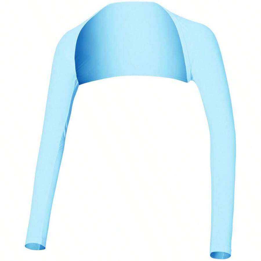 Advanced Cooling Shawl Arm Sleeve Sun Protection Comfortable And Breathable For Women Men - Màu xanh nhạt - Xem 1