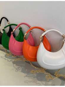 Niche Design Women's Handbag, New Fashion One Shoulder Underarm Bag, Versatile Chain Crossbody Bag - Multicolor - View 7