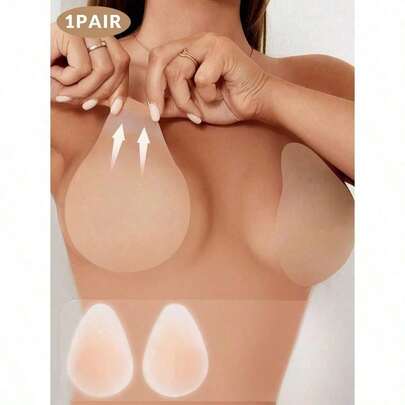 1 Pair Of Invisible, Self-Adhesive, Anti-Friction, Washable Nipple Stickers For Swimwear, Cover-Up Clothing, Vests, Bathing In The Sea, Hot Tubs, Travel, Vacations, Water Parks, Pools, Halter Tops, And Everyday Wear., Bath Essentials, Invisible Cover, Breathable Adhesive, Washable Material, Reusable Lid, Adhesive Sticker, Vacation Essentials