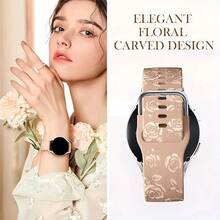 5条/套 20mm/22mm 硅胶表带，兼容三星 Galaxy Watch Active 2 表带 40mm/44mm/Active 40mm，兼容 Galaxy Watch 3 41mm，兼容 Galaxy Watch 42mm/Gear S2，兼容 Galaxy Watch 4 表带，兼容 Galaxy Watch 3 45mm 表带，兼容 Galaxy Watch 46mm/Gear S3 Frontier 腕带，男女通用，兼容 Amazfit 手表 - galaxy watch4/5/6/7 - 查看 8