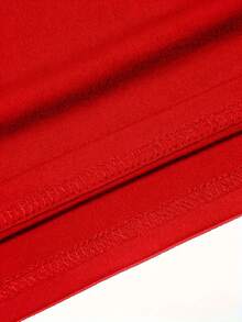 Plus Size - Rock Tradition, Journey 'Don't Stop Believin' 1981 Printed T-Shirt, Women's Short Sleeve Round Neck Casual Top, Suitable For Spring And Summer - 1XL-5XL - 紅色 - 查看 4