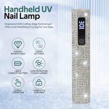 便携式手持UV/LED美甲灯，可固化各种类型的凝胶指甲油，美甲工具，USB充电式速干美甲灯 - 彩色 - 查看 7