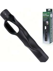 1-Pack Golf Grip Trainer Swing Trainer For Improving Hand Positioning, Right-Handed Golf Club Grip Equipment For Beginners To Learn Correct Posture - Black - View 1