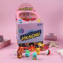 5/10/32pcs Pokemon, Pikachu, Pocket Monster Creative Erasers Blind Bags, 3D Cartoon Erasers Assemble, Back To School Gifts For Kids (Random Delivery, Each Bag Has Different Surprises, Only Part Shown) - Multicolor - View 1