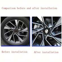 56mm/65mm Car Center Wheel Hub Cap Bone Skull Head Claw Wheel Decal Sticker - 4pcs - View 6