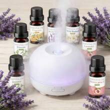 3瓶装香薰精油套装 - 无焰香薰机，果香精油，适用于香薰机和蜡烛制作，草莓椰子香型，具有放松和提神功效，每瓶10毫升 - 彩色 - 查看 4