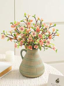 3/10 cành hoa mai giả, dài 30cm, màu hồng, mô phỏng cành hoa đào, dùng làm phụ kiện bó hoa, trang trí đám cưới, trang trí bàn, cắm bình, làm quà tặng, trang trí nhà cửa mùa xuân, trang trí tiệc Valentine. - Nhiều màu - Xem 5