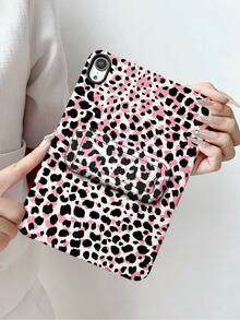 Cheetah,Leopard Print Leopard Print Soft Protective Case Compatible With Apple IPad Mini 6/7, Tab A7/A9, Pad 5/5 Pro, Redmi Pad SE, Shockproof Stand Cover - Multicolor - View 3