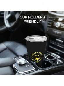 20oz Black Rifle Coffee Company Stainless Steel Travel Mug - Vacuum Insulated, Durable 304 Stainless Steel, PS Lid, For Hot & Cold Beverages, Ideal For Home, Office, Camping, And Outdoor Adventures, Office Coffee Cup| Full Print Design| Durable Construction, Coffee Bar Accessories - 白色 - 查看 9