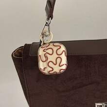 Minimalist High-End Transparent Asymmetrical Line With Hanging Ring Earphone Case Compatible With Airpods Pro 2, Cute Apple 4 Minimalist 3 New 1/2 Generation Women Earphone Case Protective Cover - Apricot - View 4