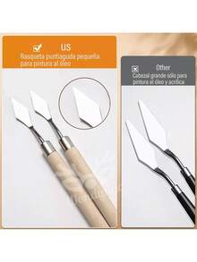 Profesional Art Pintura Pastel Óleo Con Caballete Madera Set - Historia de la flor - Ver 7