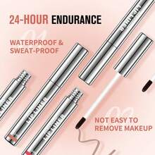 4Pcs Peel Off Lip Liner Stain Set Waterproof Nude Matte Lip Tint Non Fading Peel Off Lip Color Effortless Precision Full Coverage 24H Color Hold For All Skin Types - Eyeliner - Nhiều màu - Xem 3