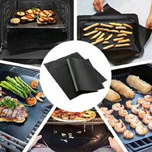 mueblesDioche Horno Liners Estera para Parrilla BBQ Reutilizables para BBQ Parilla Horno Grill Mat para Carne Pescado y Verduras 40 * 33 #1 - como en la foto - Ver 7