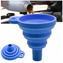 Engine Funnel Car Universal Silicone Liquid Funnel Cleaner Liquid Change Foldable Portable Car Engine Oil Change Gasoline Funnel - Silicone Funnel - View 7