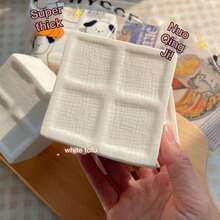 2026 New - 1PC Minimalist Stress Relief Tool Tofu Shaped Slow Rebound Squeeze Toy - Stress Relief Squeeze Toy - Birthday Gift - Ideal Gift - Surprise Gift - Holiday Gift - Couple Gift - Gift - Easter Gift - Exquisite Gift For Game Lovers - Gift - Squeeze Toy - Essential Stress Relief - Squishy - Squishy Toys - Squishies - Fidget Toys - - White - View 6