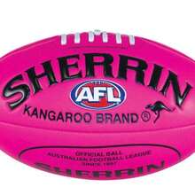 Super Soft Touch AFL Football, Pink, Size 1 - B08BRC6KJZ - View 2