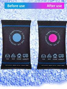 2pcs/1pc Reusable Silicone Car Dehumidifier Bag - Ideal For Car Interior Or Home Environment, Absorbs Moisture, Prevents Dampness, High Humidity And Condensation, Essential Dehumidifier For Winter, Suitable For Bedroom, Car, Office, Wardrobe And Shoe Cabinet,Spring Summer Picks,Brides Maid Gifts,Room,Bedroom Deccor,Bedroom Deccor,Beach,Travel,For Men,For Women,Vacation - Multicolor - View 1