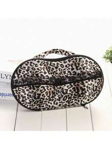 1个女士文胸收纳盒，防水拉链内衣旅行整理盒 - 彩色 - 查看 4