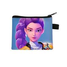 1pc HUNTRX/K-POP Chibi Print Coin Purse, Lightweight & Portable, PU Material, Zipper Closure, Coin/Card Storage, Student Daily/Fan Merchandise Accessory - Multicolor - View 19