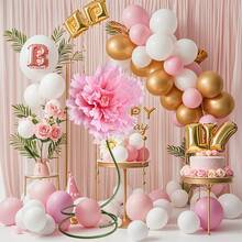 Artificial Giant Flowers For Wedding Decoration Huge Foam Flowers Pink Large Flowers Artificial Flowers Suitable For Party Hotel Reception Arrangement Background Decoration - Multicolor - View 5