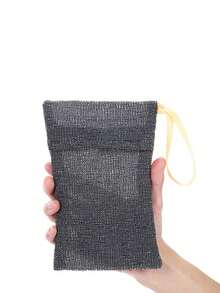 Exfoliating Soap Protective Bag, Mesh Soap Scrubber With Hanging Rope, Lathering Shower Soap Net, Skin Exfoliating And Soap Saving - one-size - View 4