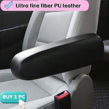 1pc/2pcs/4pcs Car Armrest Covers, 34cm Length, Made Of Polyester Fiber Or PU Leather, Wear-Resistant, Elegant, Universal For Truck And Passenger Car Armrests, Elastic Fabric - one-size - View 11