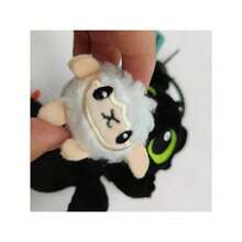 Universal Pictures 官方授权系列 - 可爱无牙仔 5.1 英寸毛绒挂件/钥匙扣/背包挂钩，坐姿软玩具，生日礼物 - 羊款 - 查看 10