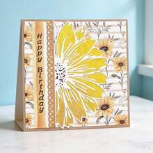 Creative Flower Dies, DIY Scrapbooking Album And Embossing Stencil, Greeting Card Making Tool, Card Paper Cutting Crafts ,Gift Card Making Template Die Cuts. - Silver - View 2