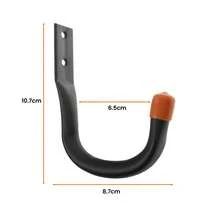 12 Packs Garage Storage Hooks Wall Mount Workshop Organizer - Schwarz - Übersicht 6