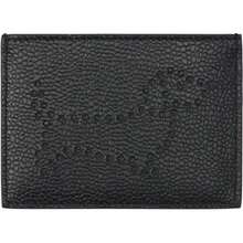 Thom Browne Black Pebble Grain Hector Single Card Holder |  | Card Holders - 預設 - 查看 2