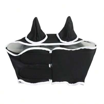 1 chiếc mặt nạ chống muỗi, chống ruồi mới, thoáng khí, dành cho ngựa, phụ kiện cưỡi ngựa, bảo vệ mắt và tai.