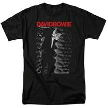 Officially Licensed Da Vid Bowie Station To Station Shirt Iconic Album Era Graphic Tee For Fans - 黑色 - 查看 1