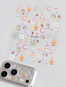 1片INS创意DIY镜头保护膜钢化玻璃贴膜，兼容 11 Pro Max/12 Pro Max/13 Pro Max/14 Pro Max/15 Pro Max/16 Pro Max/17 Pro Max手机镜头膜 - 彩色 - 查看 9