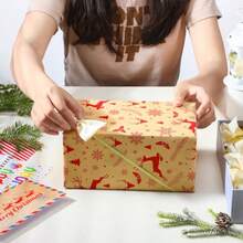 HLJ  100 Pcs Champagne Gold Elastic Bows For Gift Boxes Stretch Loops With Pre Tied Bows 24'' Stretch Elastic Loops With Ribbon For Gift Boxes Baby Showers Weddings Party Favors139 - 如圖 - 查看 5