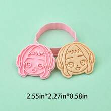 Mattel 1pc Monster Hunt Biscuit Mold Big Cat Head 3D Cartoon Mira Biscuit Mold DIY Clay Simulation Printed Biscuit Kitchen Baking Convenient Good Item Monster Hunt Biscuit Baking Mold DIY Handmade Biscuit Mold Kitchen Practical Good Item - Multicolor - View 13